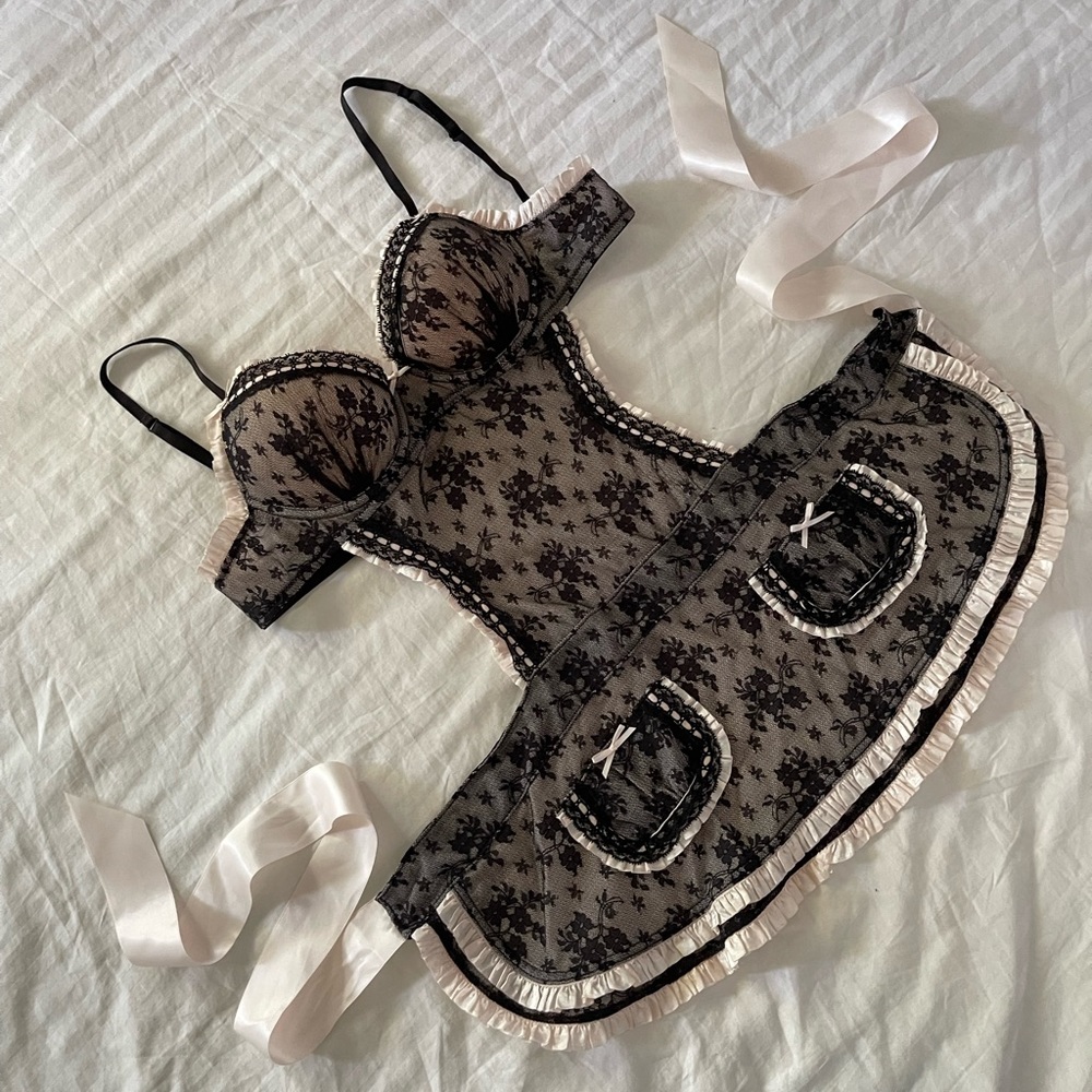 ❌ SOLD ELSEWHERE ‼️ Lacy Maid Babydoll